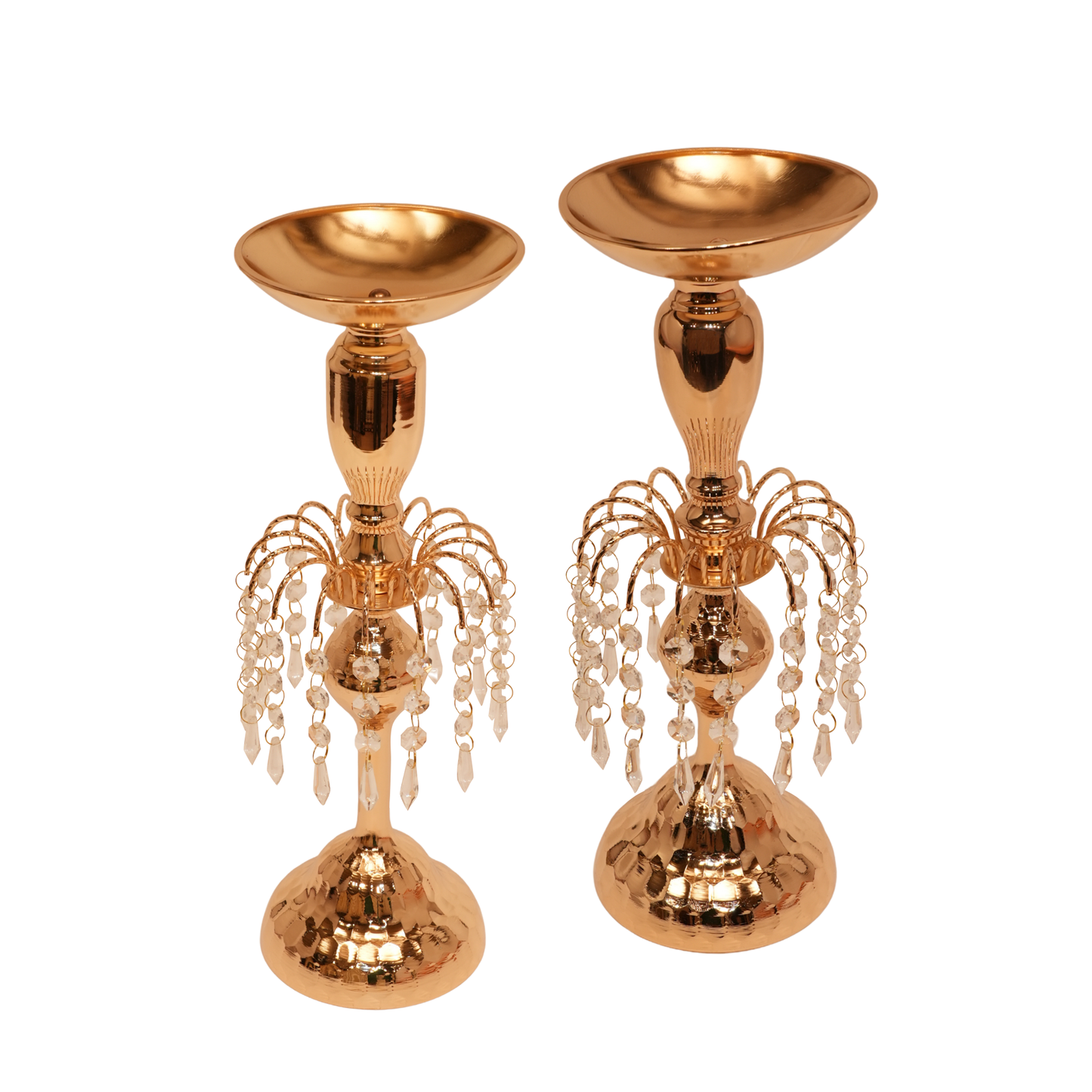 Crystal Elegance Decorative Base - Set of 2
